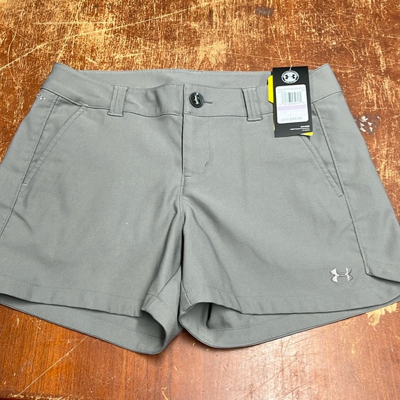 Under Armour Women's Athletic Shorts in Gray - Picture 1 of 9